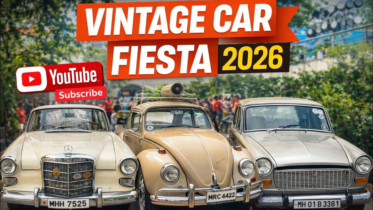 Vintage Car Fiesta-2026 🚙😍   #part1  #carvlog 
