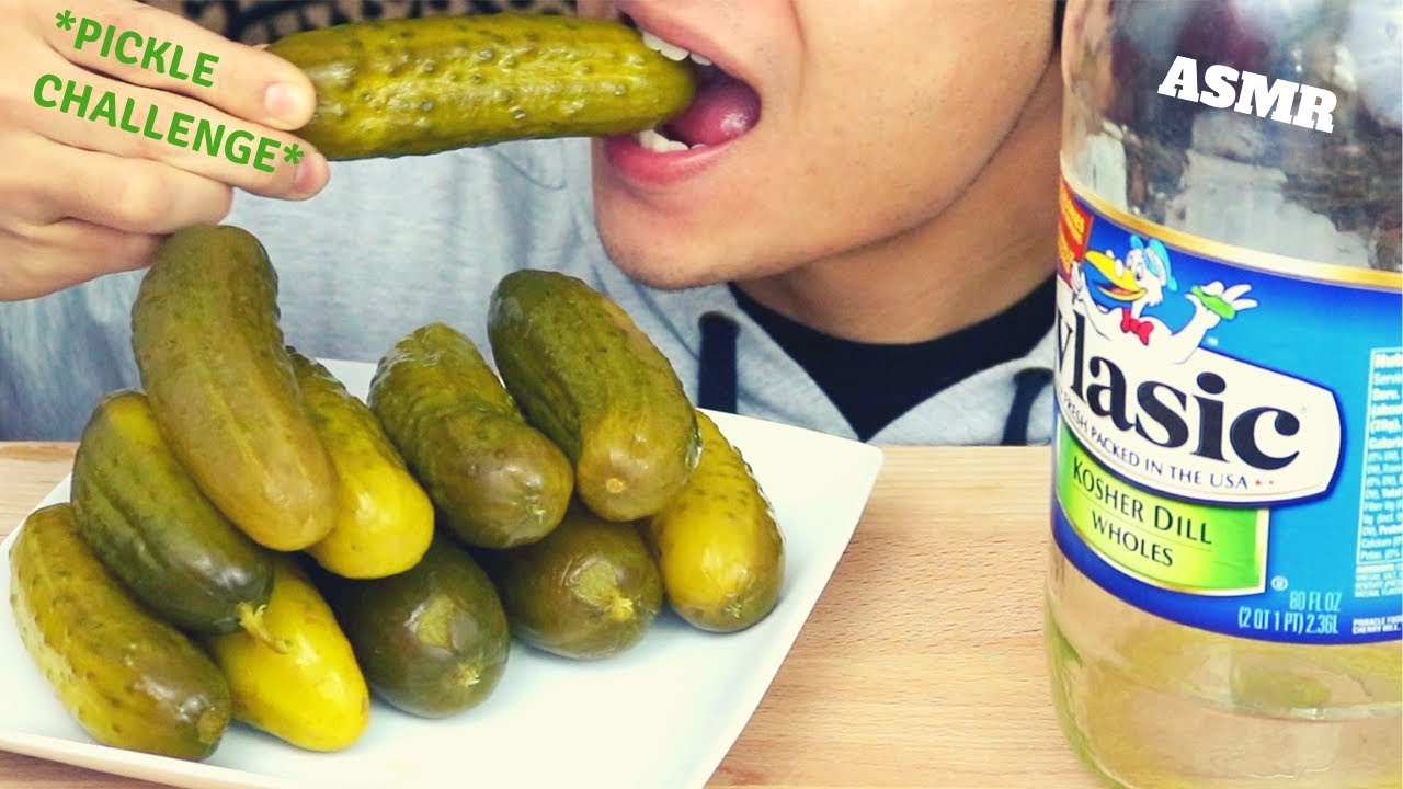 ASMR PICKLE CHALLENGE * BY ASMR PHAN | SAVAGE CRUNCHY EATING SOUNDS 먹방
