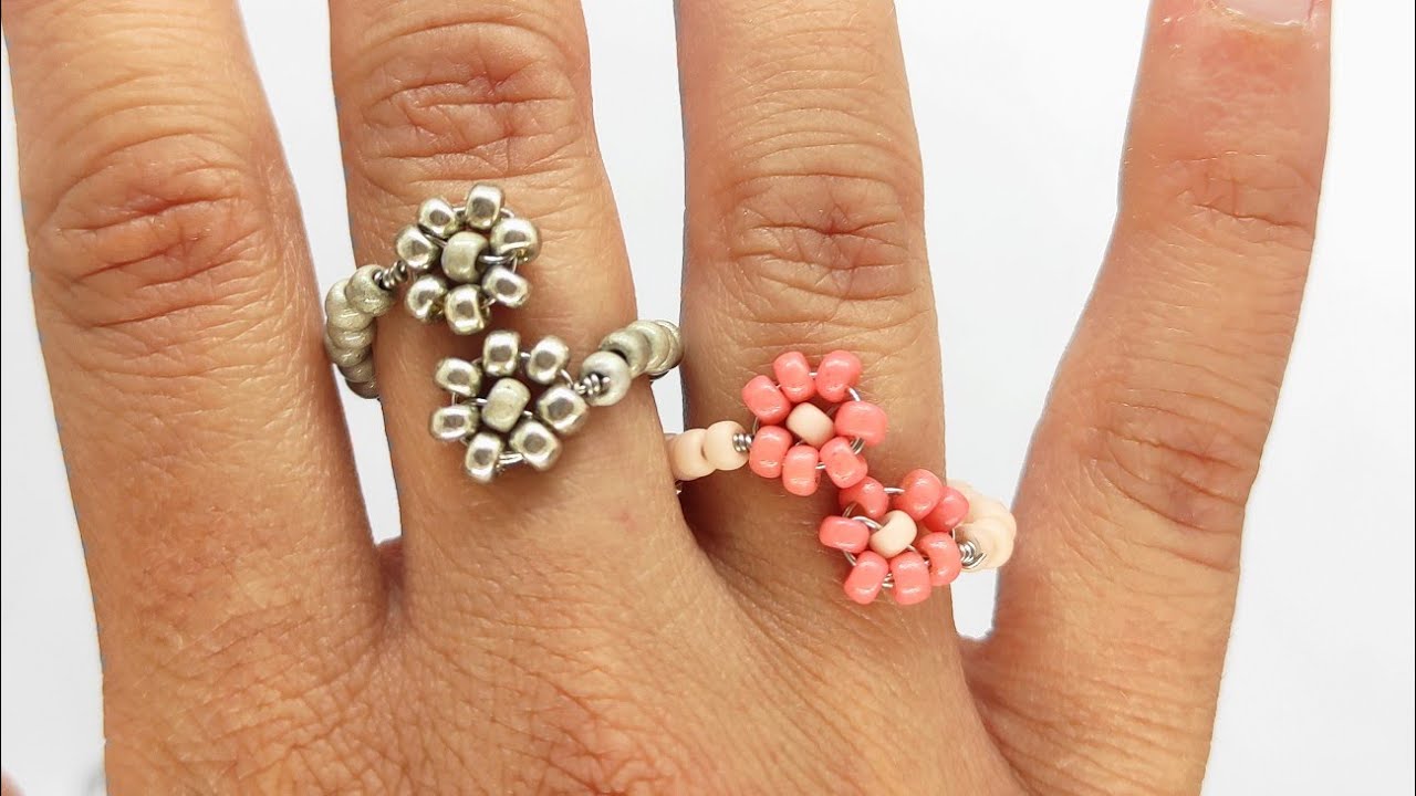 DIY-Video Tutorial Anello in Tecnica Wire con Fiorellini semplice da fare in 5 minuti #ring #rings