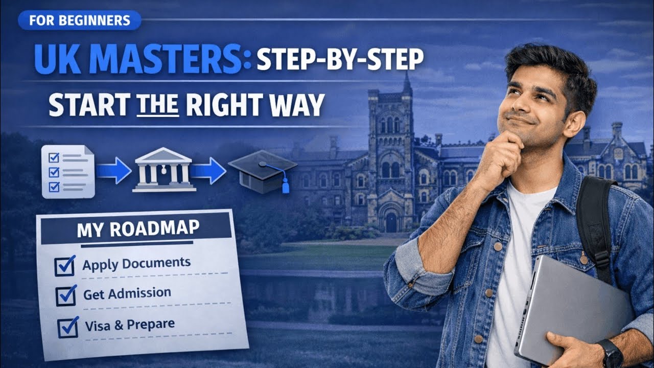 UK Masters 2026: Step-by-Step Process to Get Good Universities | Beginners Guide | Indian Students