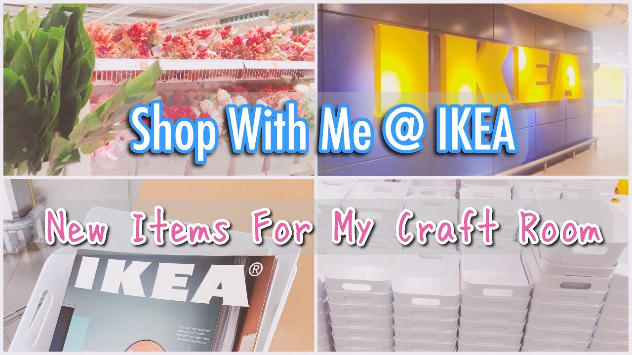 Shop With Me @ IKEA Singapore | New items for my craft room | ช้อปของแต่งห้องที่อิเกีย สิงคโปร์กัน