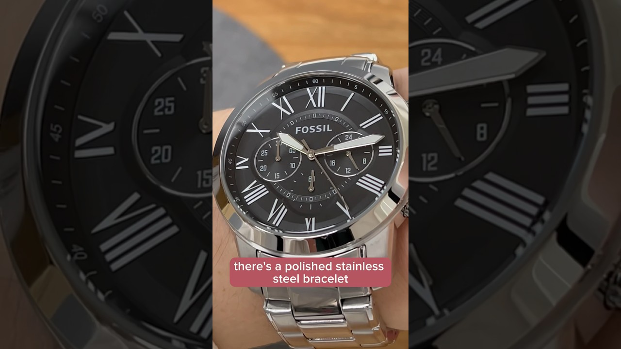 Two amazing Fossil Grant chronographs. 