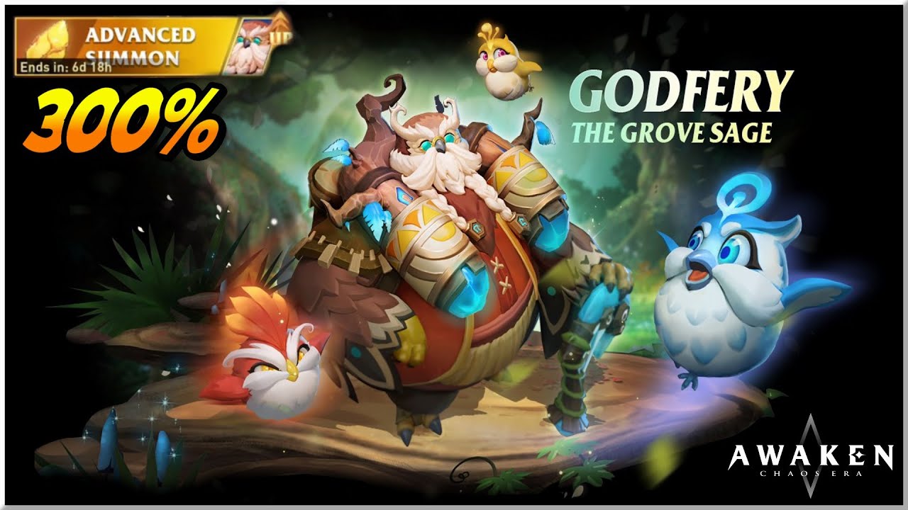 Godfery plus new pack review & summons! 300% works? awaken chaos era