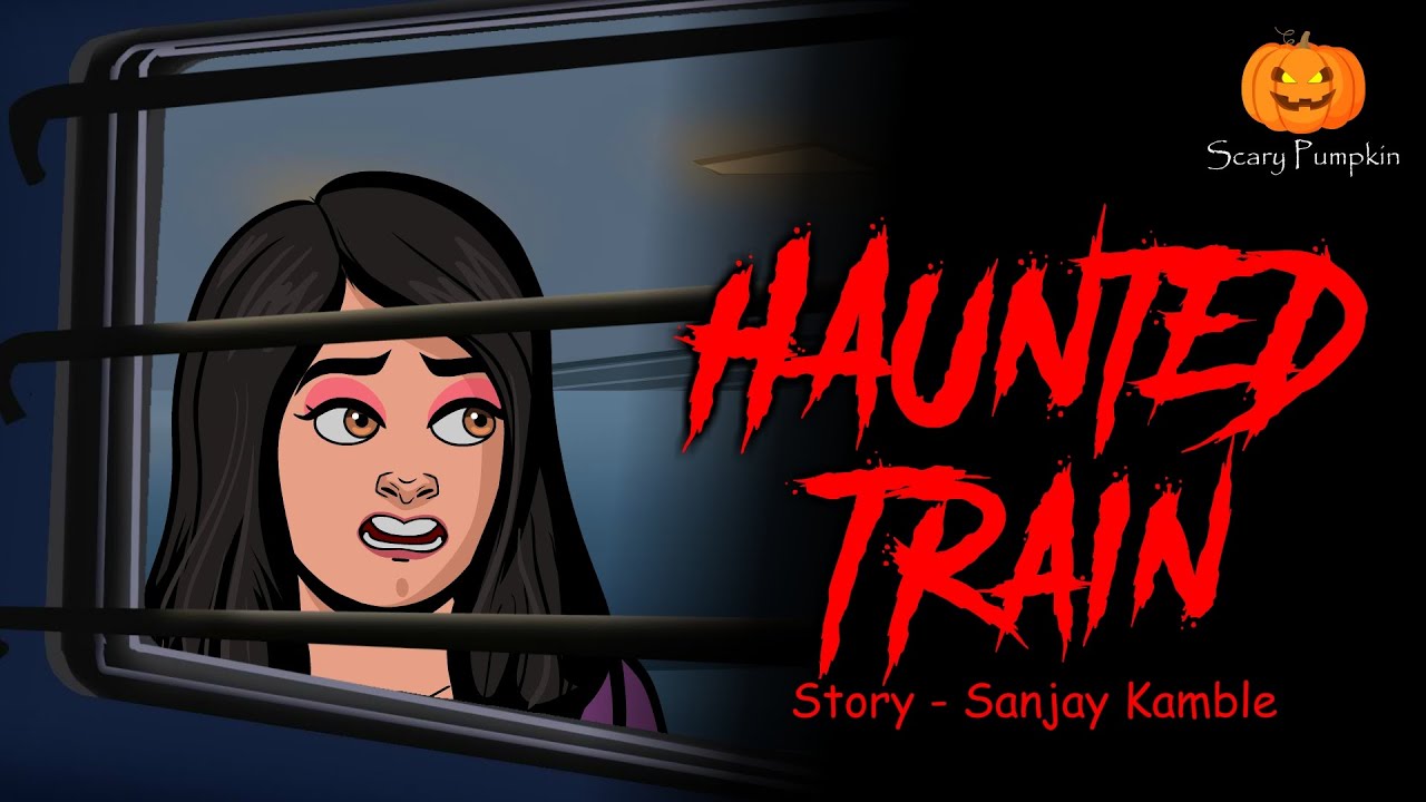 Haunted Train | Bhutia Train | Scary Pumpkin | Hindi Horror Stories | Animated Stories
