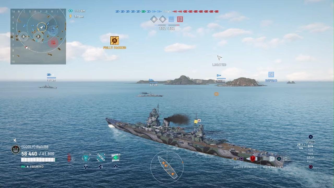 World of Warships: Legends Yoshino wondering 2
