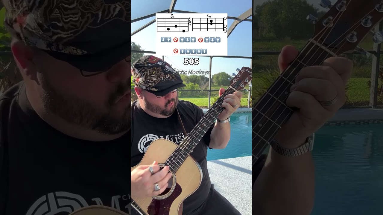 505 by the Arctic Monkeys Guitar Tutorial! #shorts #youtubeshorts #guitar #music #guitarra #musica