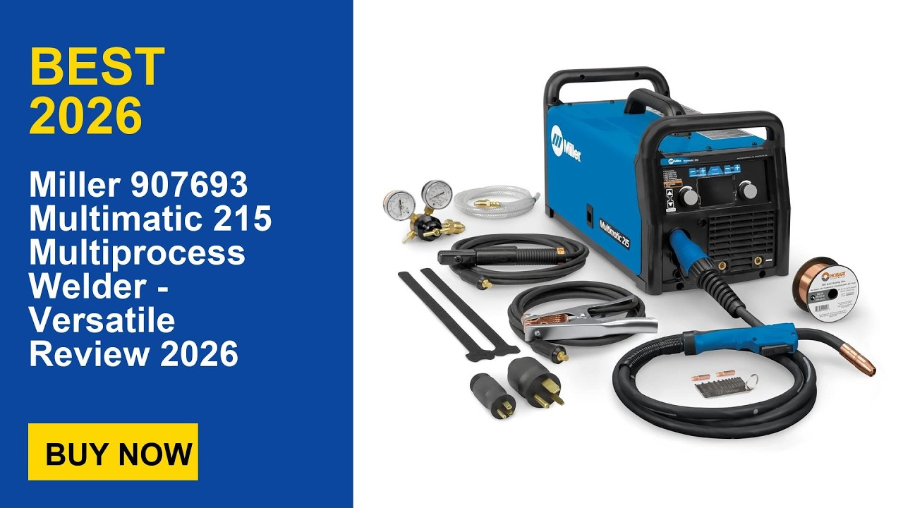 Miller 907693 Multimatic 215 Multiprocess Welder - Versatile Review 2026