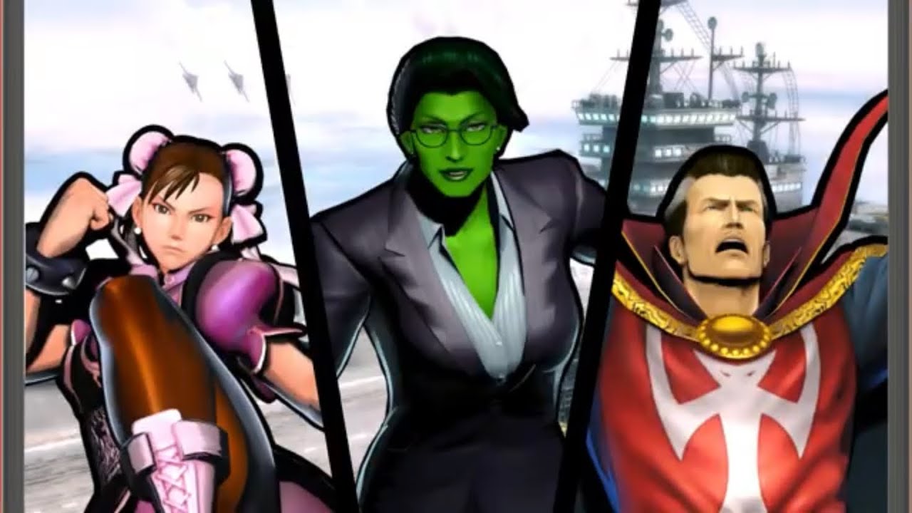 Requested ULTIMATE MARVEL VS. CAPCOM 3 She-Hulk/Chun-li/Dr. Strange Arcade Gameplay