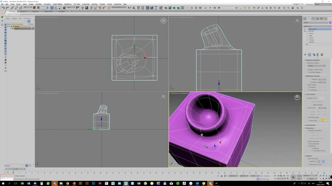 06) 3dmax mesh smooth