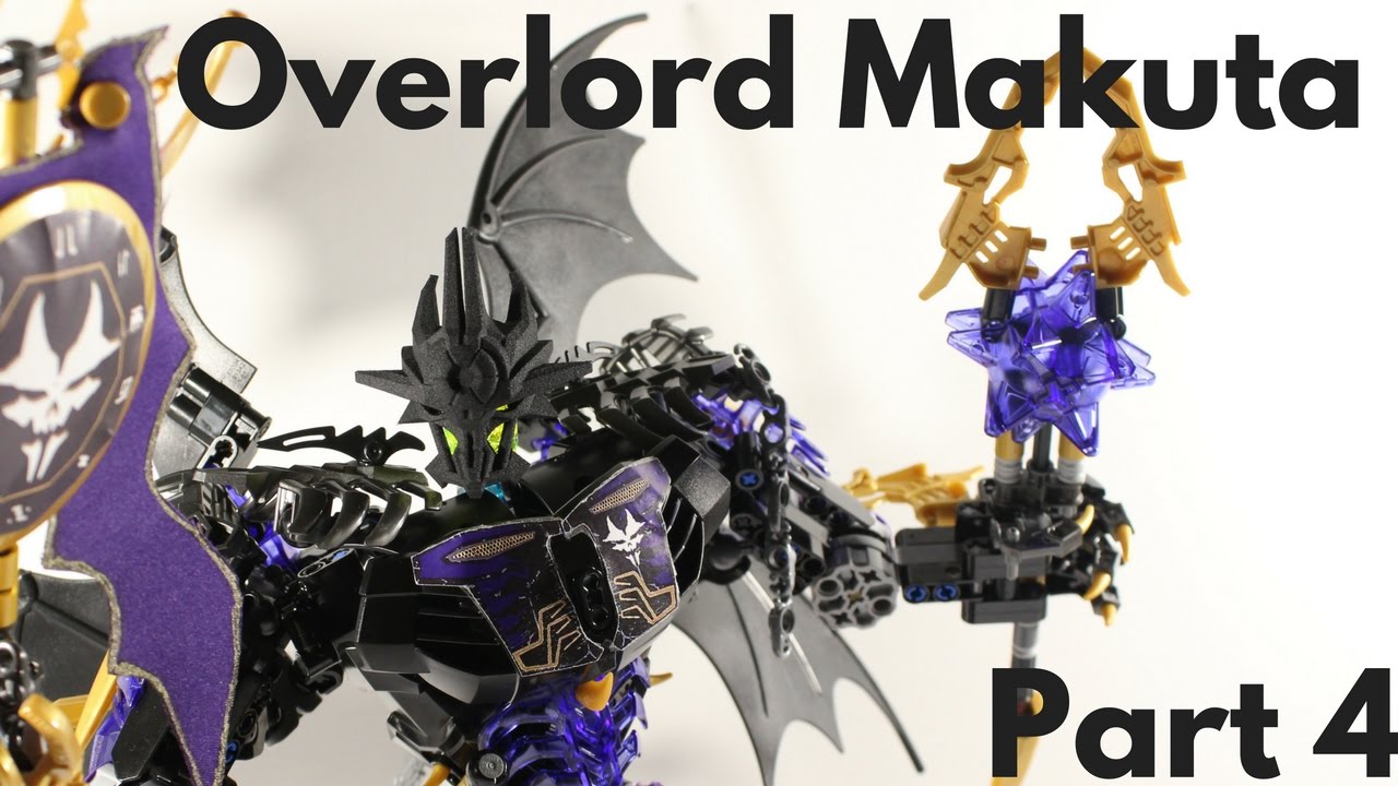 Lego Bionicle Overlord Makuta  Completed (PART 4) Stickers and Fabric