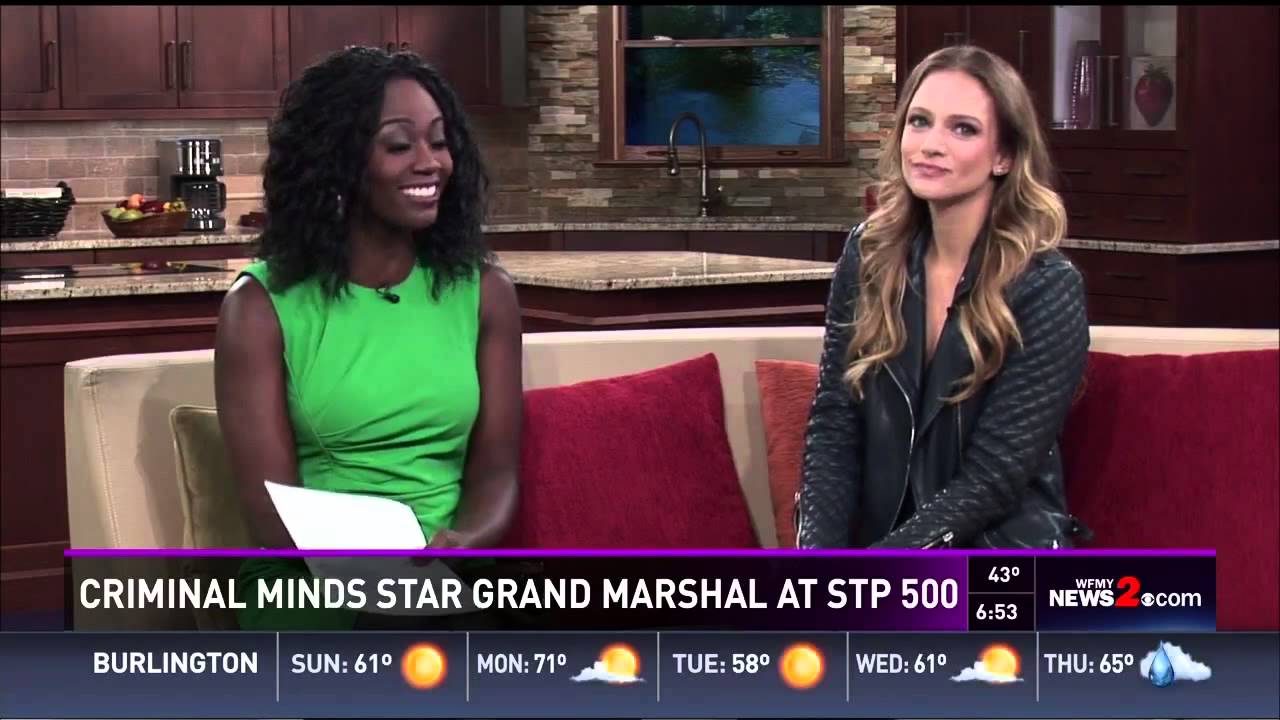 AJ Cook interview on WFMY News 4 3 16