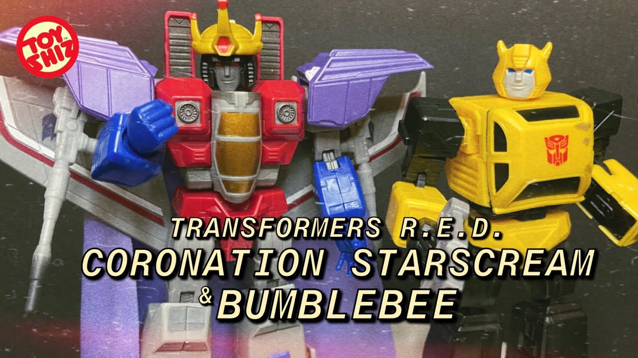 2021 CORONATION STARSCREAM & G1 BUMBLEBEE | Walmart Excl Transformers R.E.D. | Hasbro