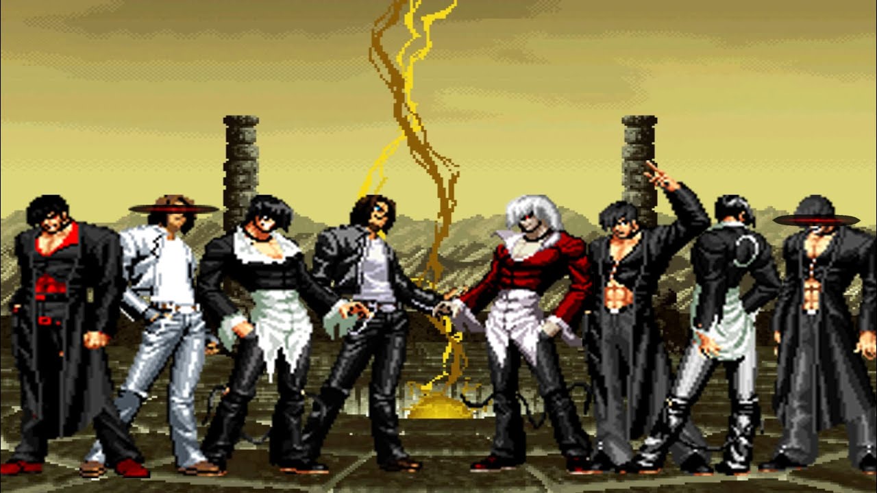 Kof Mugen Super Kyo-Iori Team Vs Super Orochi Iori Yagami Team