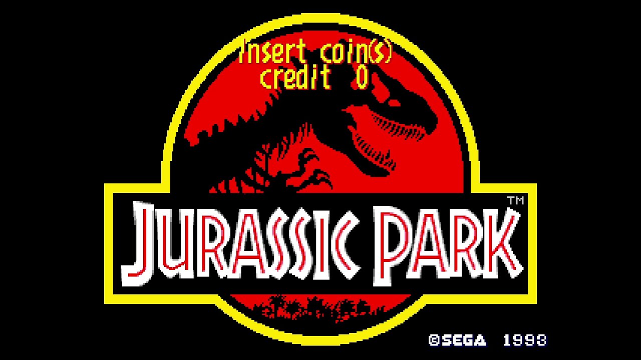 Jurassic Park. [ARCADE - SEGA]. (1993). Full Play.