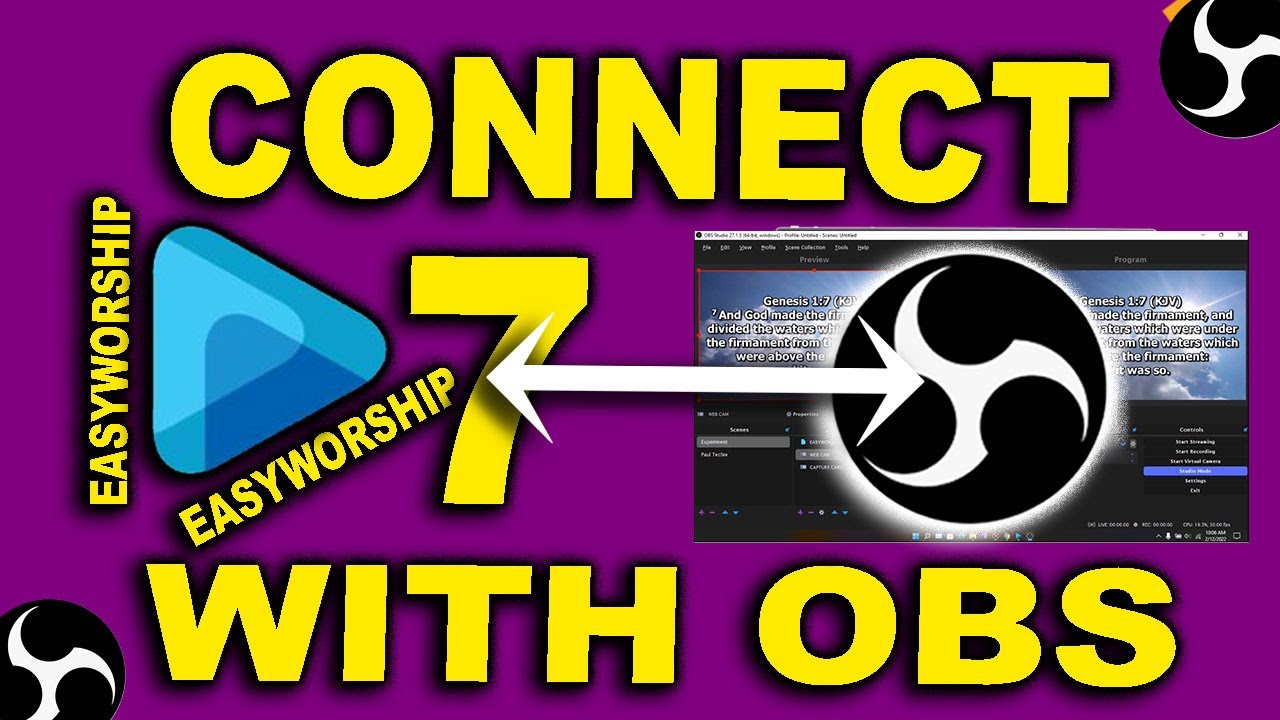 How To Capture Easyworship Into OBS | Easyworship 7 Tutorial