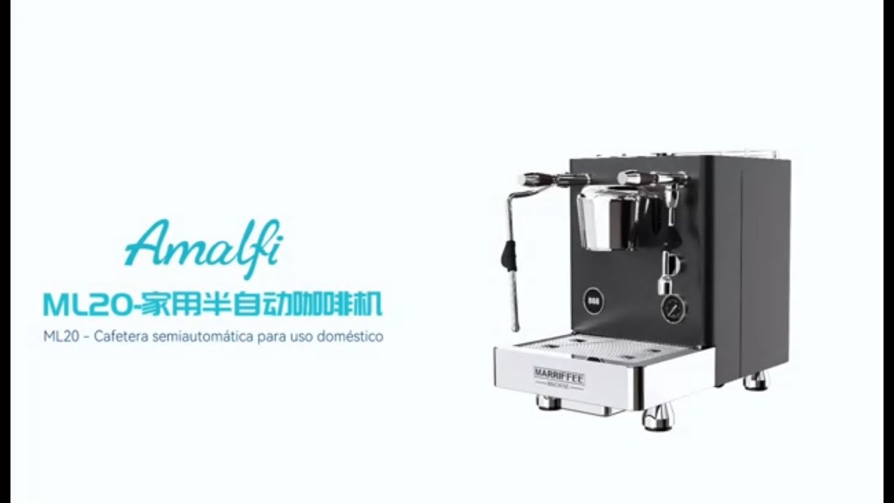 Introducción de la máquina de café expreso semiautomática profesional de un solo grupo ML20