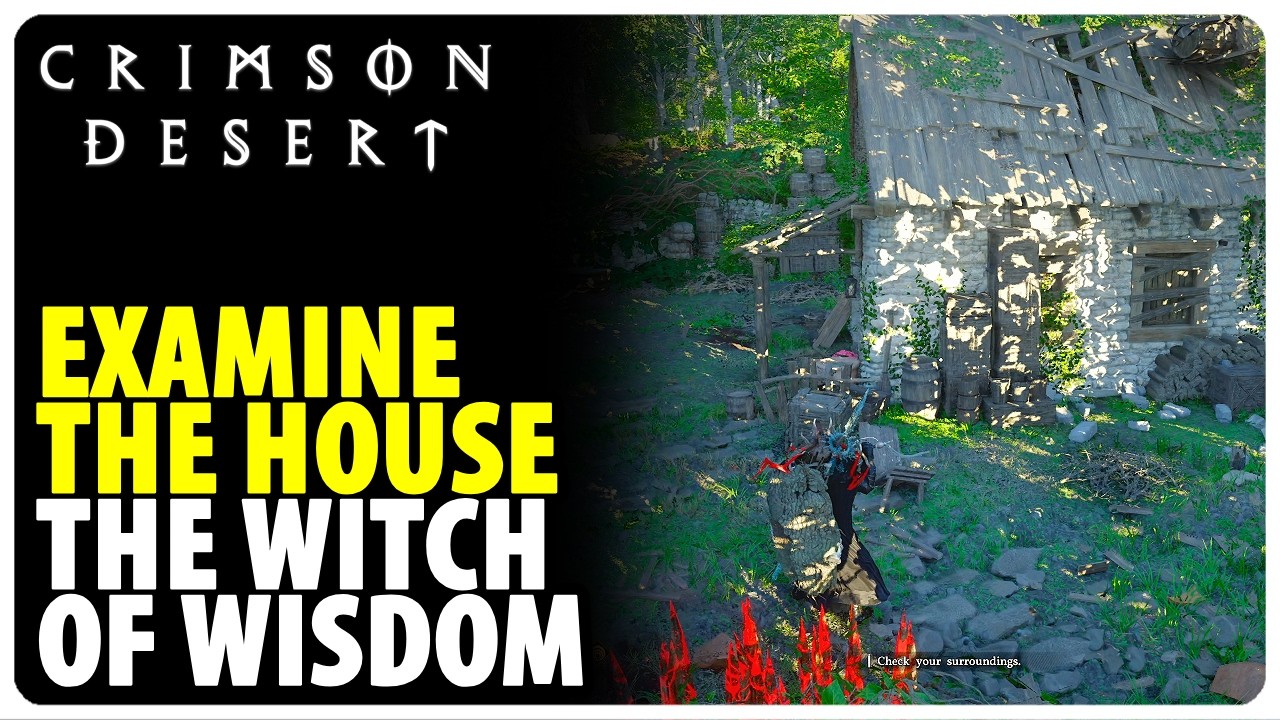 Examine the house - The Witch of Wisdom | Crimson Desert