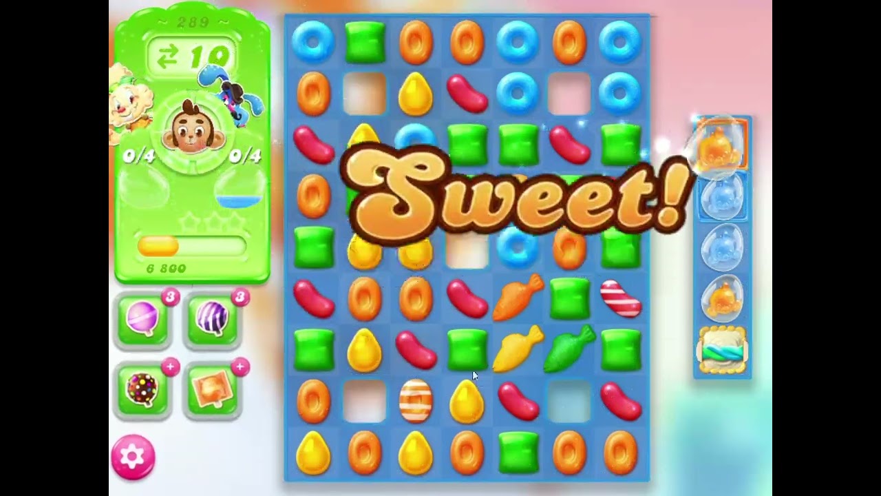 candy crush jelly saga level 289