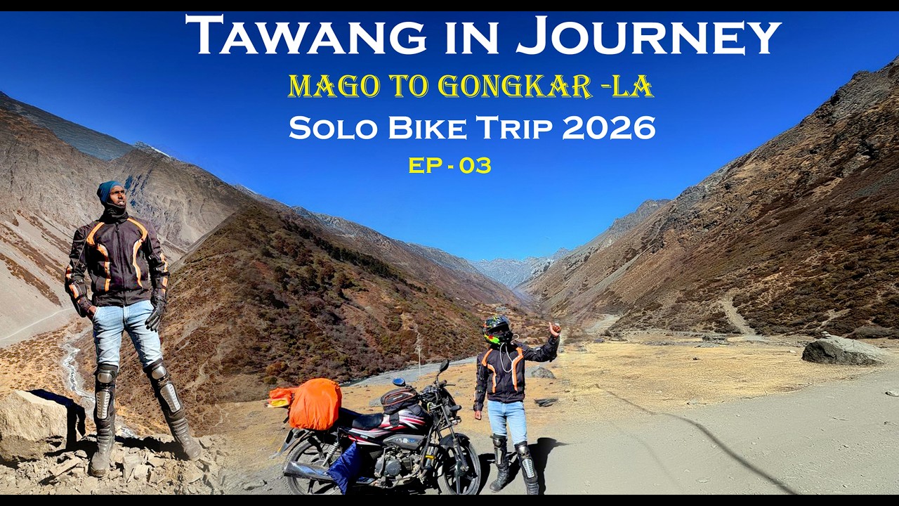 This Valley Feels Like Ladakh😱 Hero Super SplendorRide to Gongkar La  /Jang to Mago Valley | EP-3