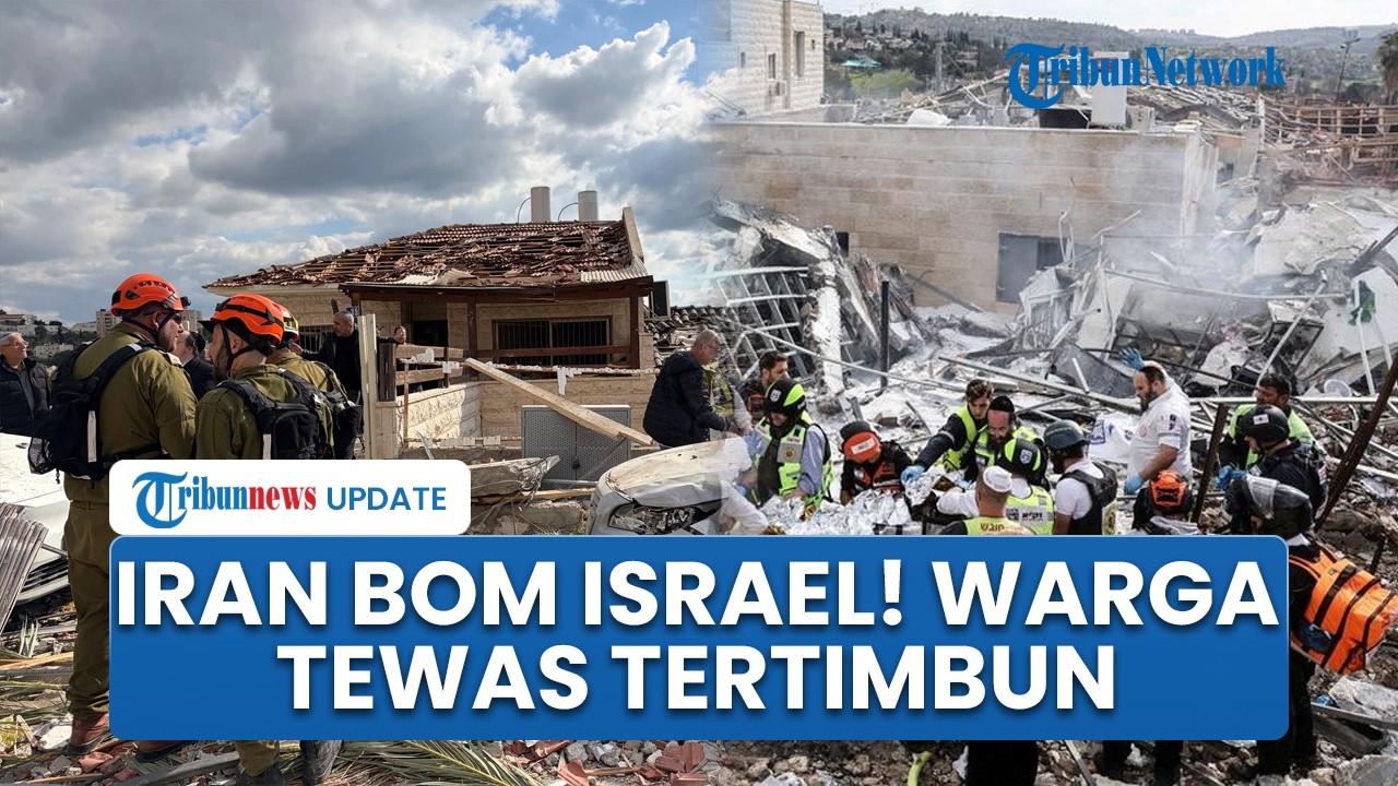 Iron Dome Jebol! Rudal Iran Bom Beit Shemesh, Warga Israel Tewas Tertimbun saat Sembunyi di Bunker