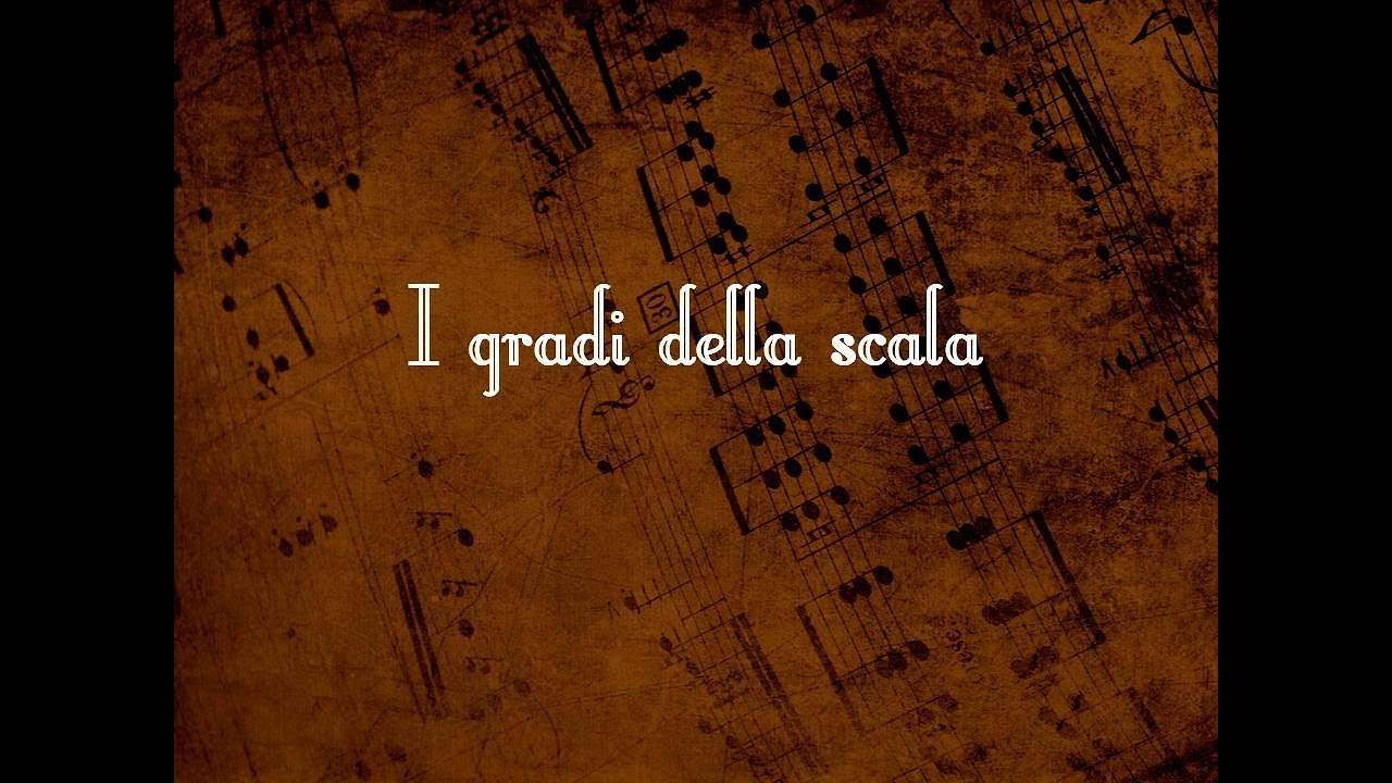 I GRADI DELLA SCALA (Armonia 6)