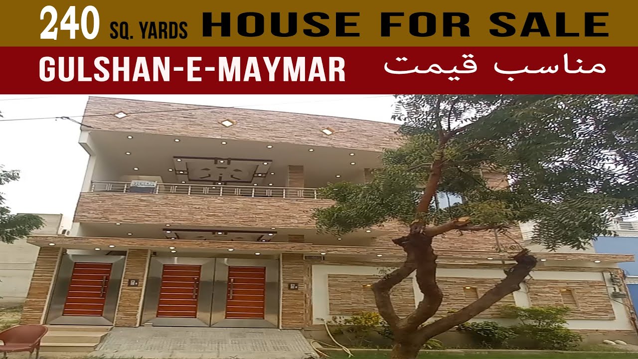 240 Sq. Yards House Available for SALE I Gulshan e Maymar Karachi I Sector  T I Reasonable Demand