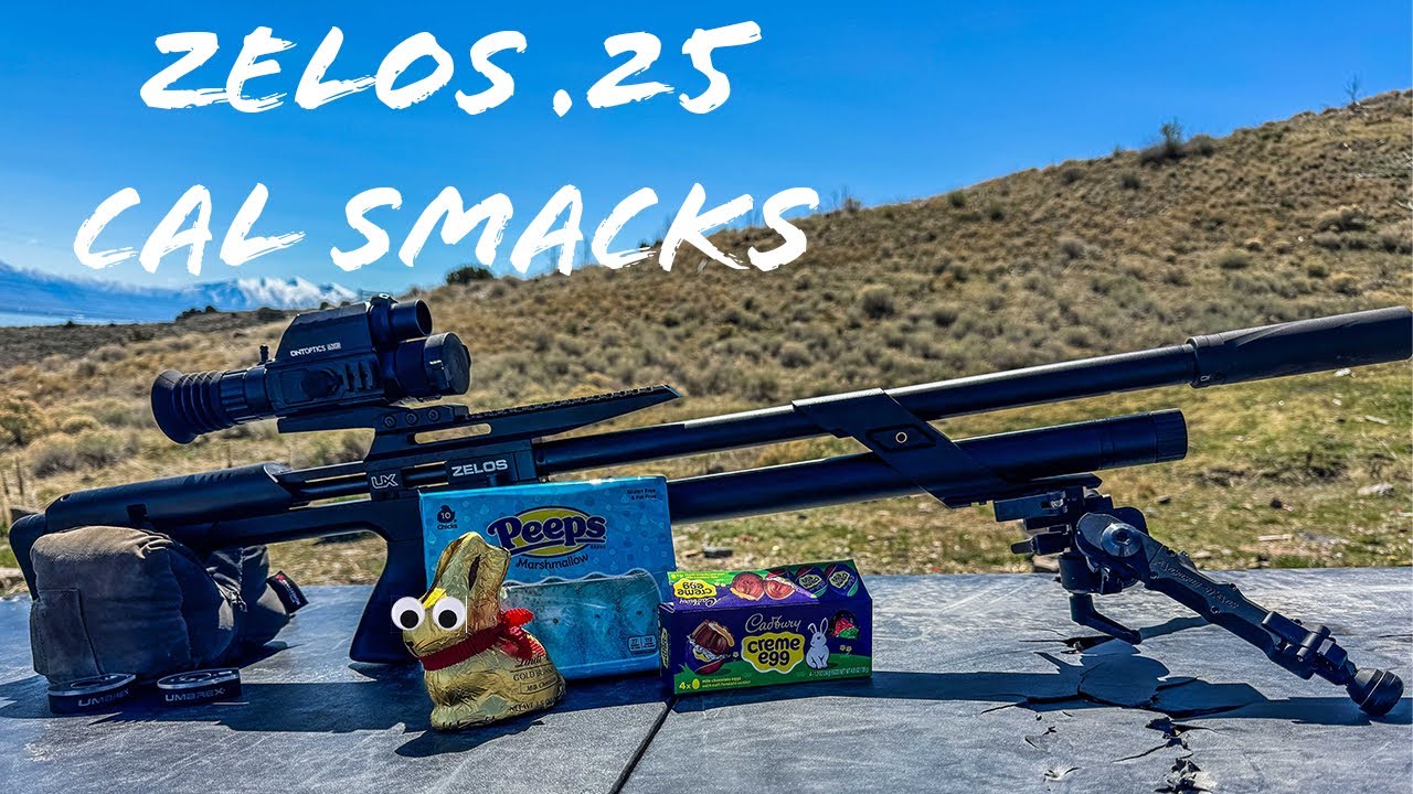 Umarex Zelos НОВЫЙ .25 Cal SMACKDOWN | Пневматика против пасхальных сладостей