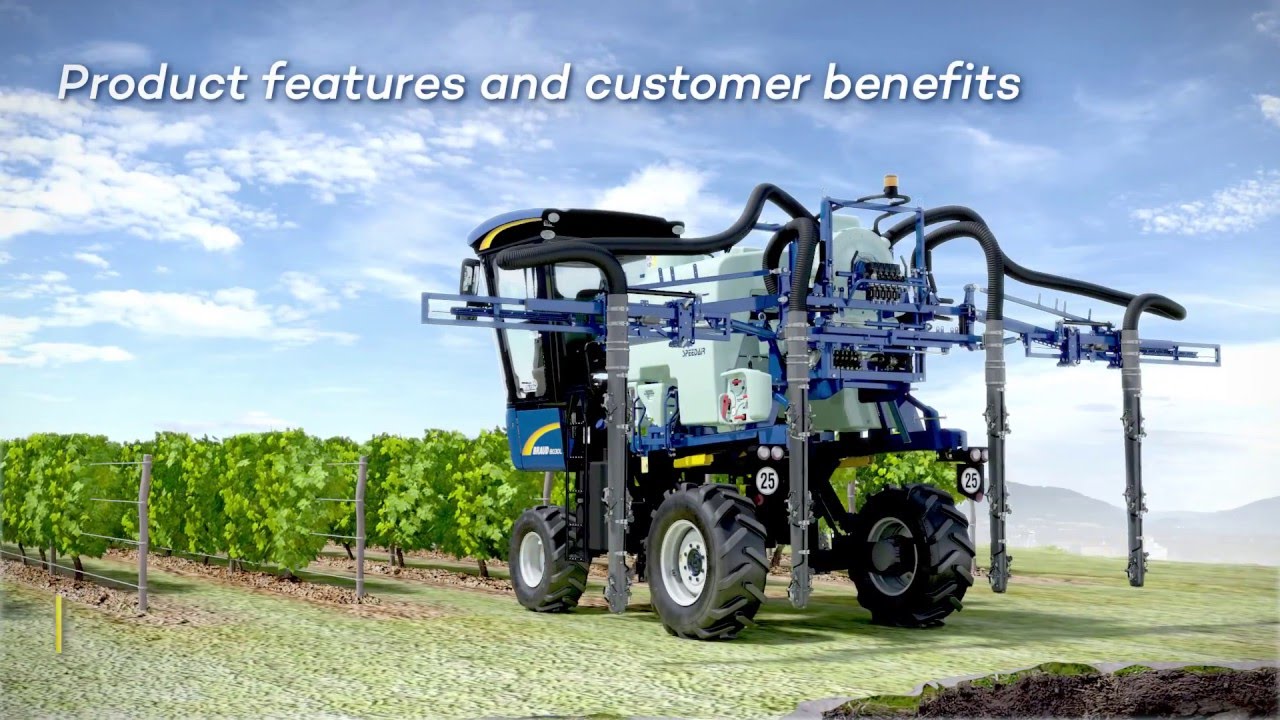 New Holland Agriculture Blue Cab 4 Technology (Braud Grape Harvester)