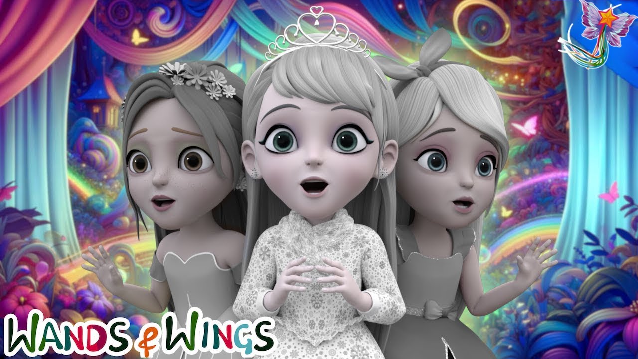 Las princesas perdieron sus colores | Dónde está mi canción de color - Varitas y alas