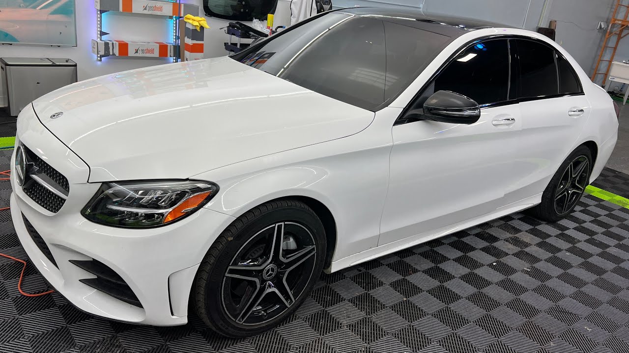 Mercedes c300 Full Tint With Windshield