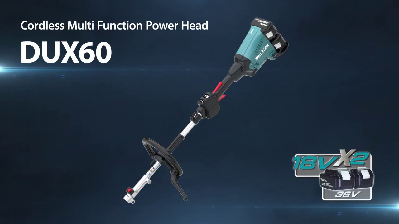 Makita 18V + 18V Multi Function Power Head DUX60
