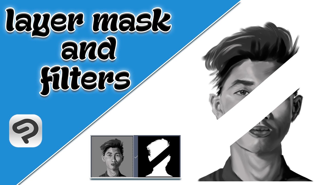 How to use Layer Mask and Filters in Clip Studio Paint.