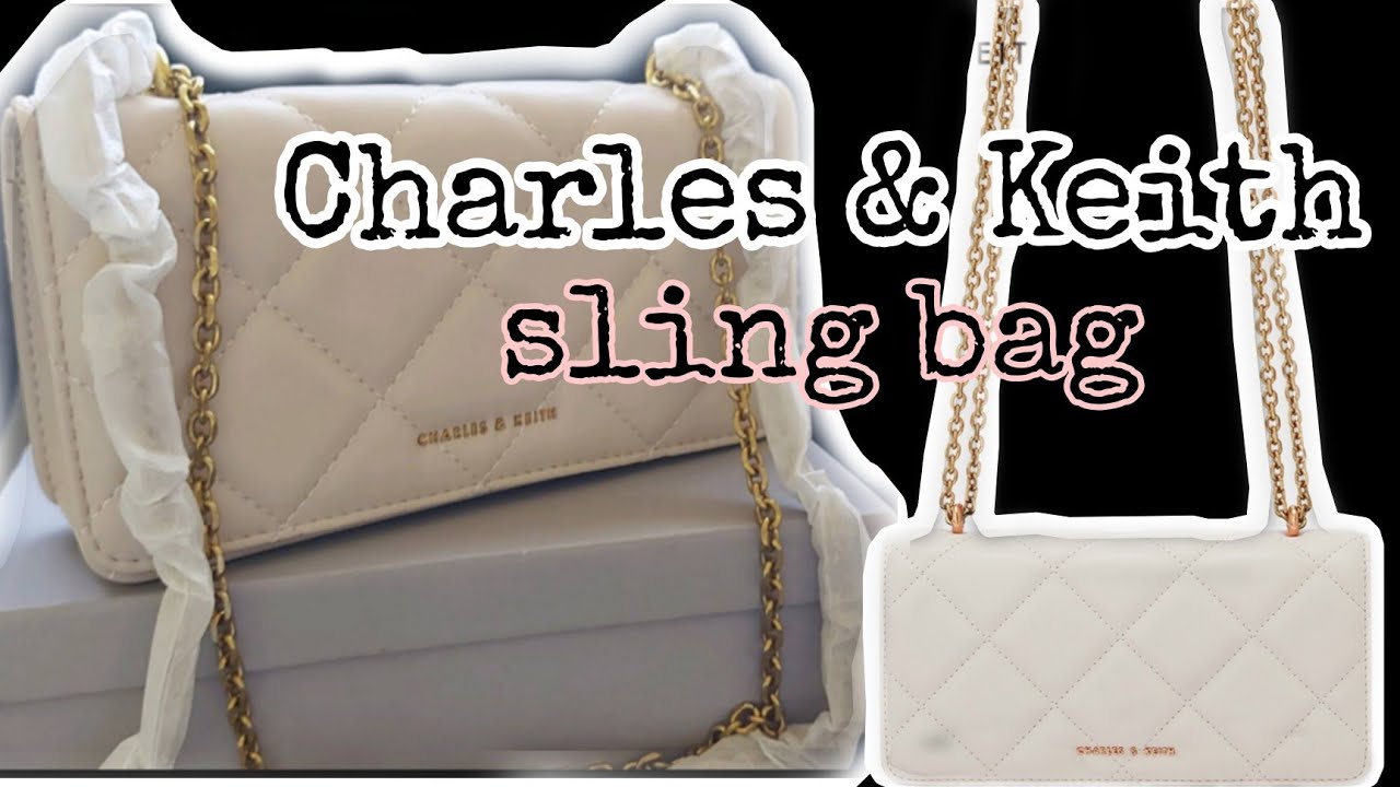 Unboxing Charles & Keith sling bag,super cute... love it..