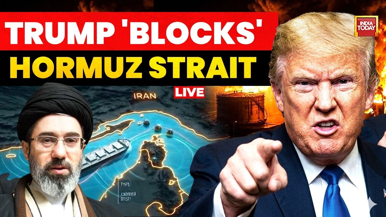 Iran War News LIVE: Trump Blockades Hormuz, Threatens To Blow Up Iranian Ships | Middle East War