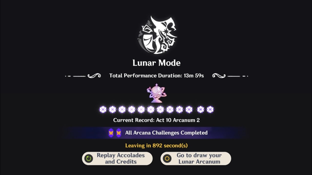 6.3 Imaginarium Theater Lunar mode full clear