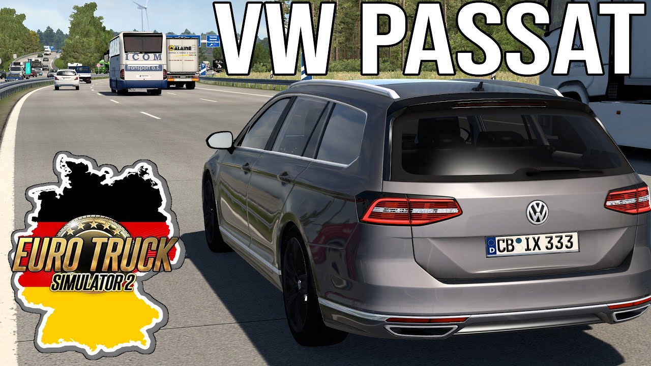 ETS2 VW Passat Rline ★ Mit dem Kombi in den Urlaub [2948] EURO TRUCK SIMULATOR 2