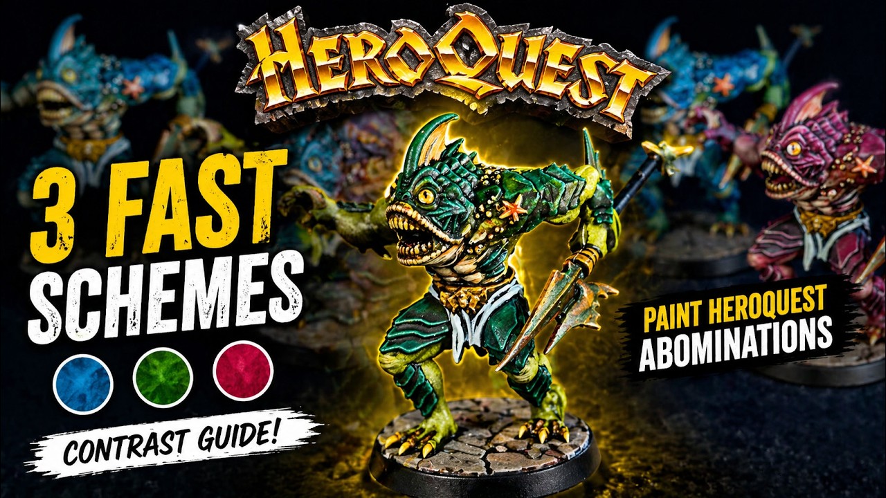 How to Paint Heroquest Abominations with Contrast Paints