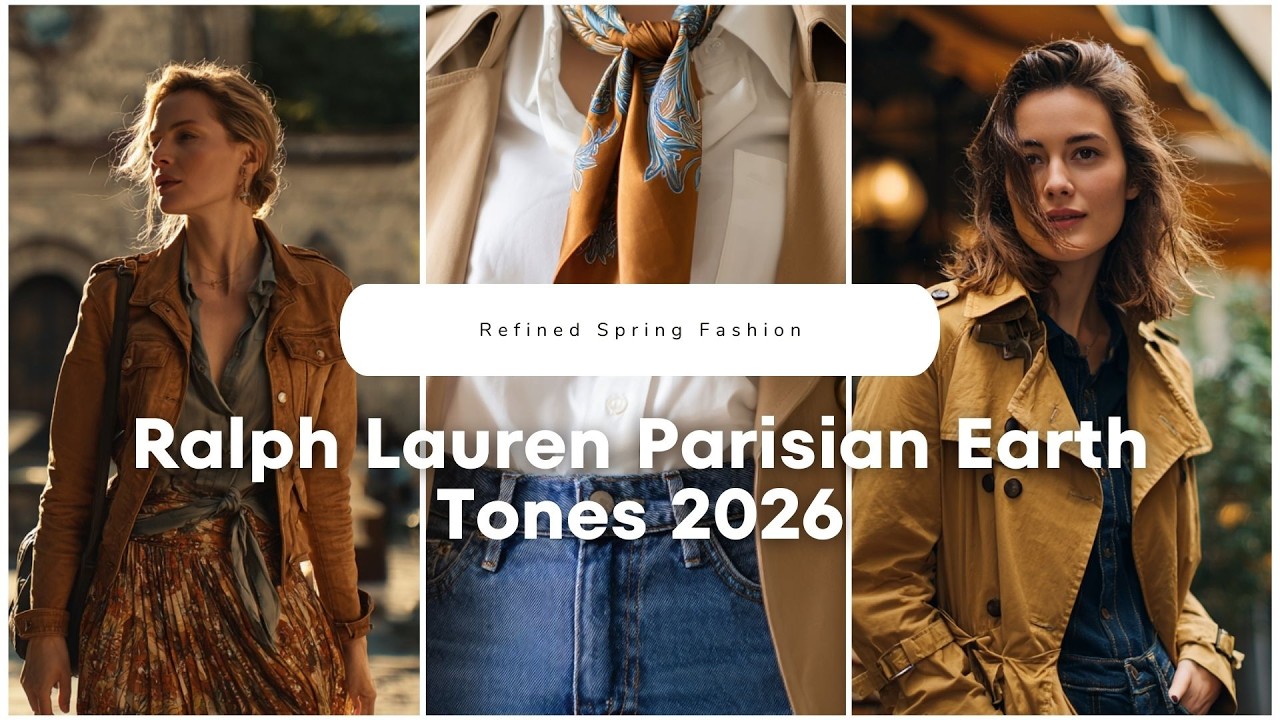☕ Refined Spring Fashion 🥐 Ralph Lauren Parisian Earth Tones 2026