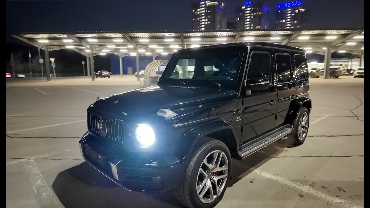 Выдаю Mercedes G63 AMG из Кореи в Самаре. Разгружаю контейнер с корейцами в Москве.