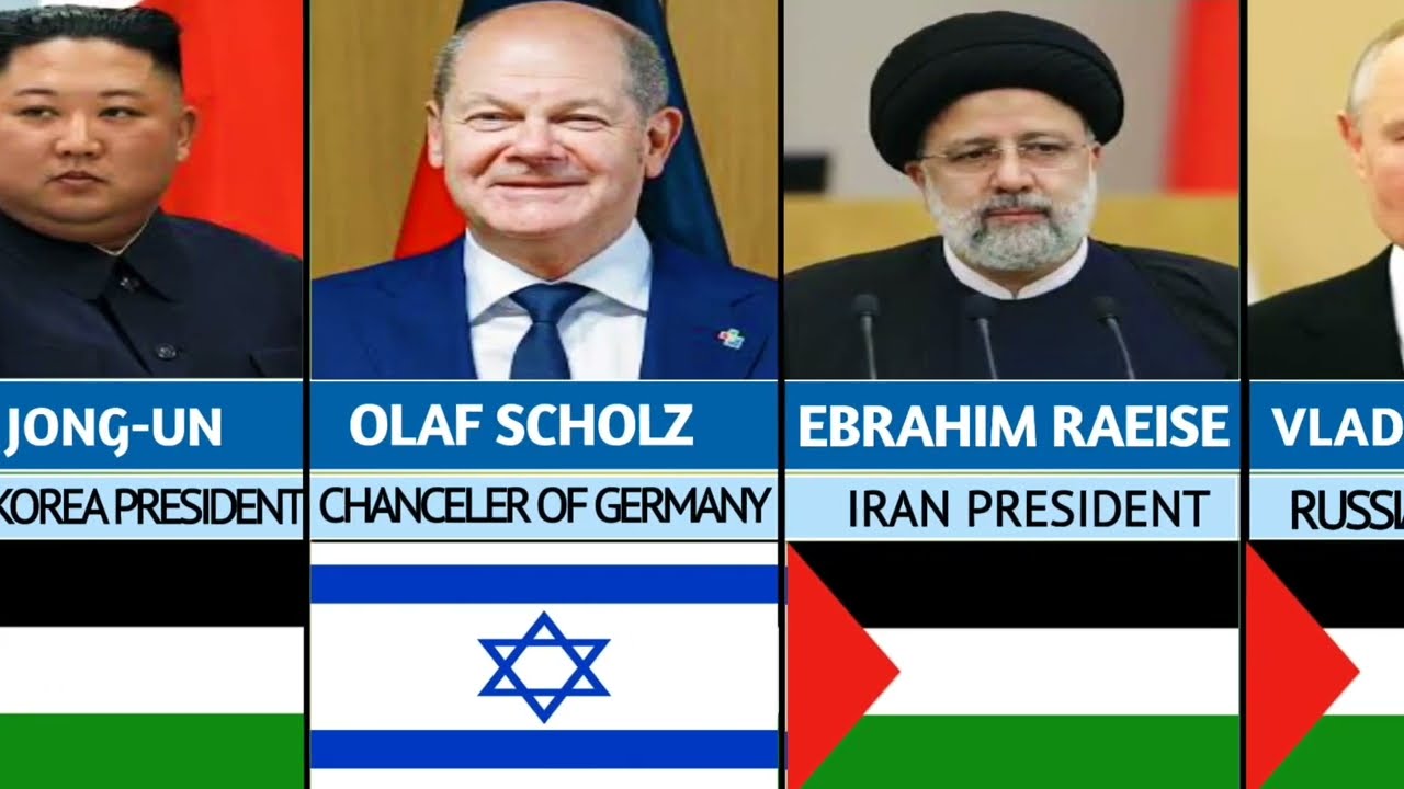 World Leaders Support Palestine Or Israel