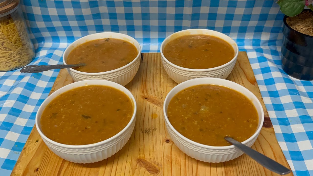  شربة بالشوفان سهلة ولذيذة… وجبة دافئة للبرد سريعة تحضير👌