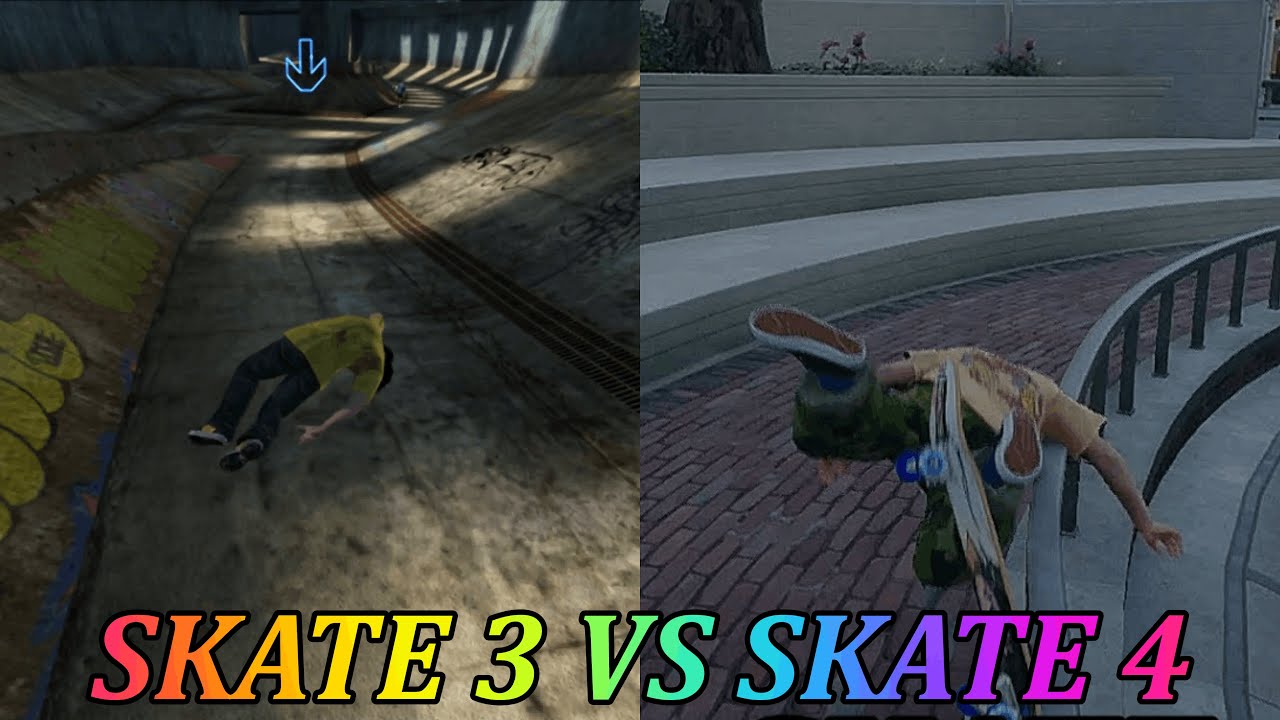Unscripted Rant On Why Skate. Isn't As Bad Of A Game As Everyone Says (With Skate 3 Comparison)