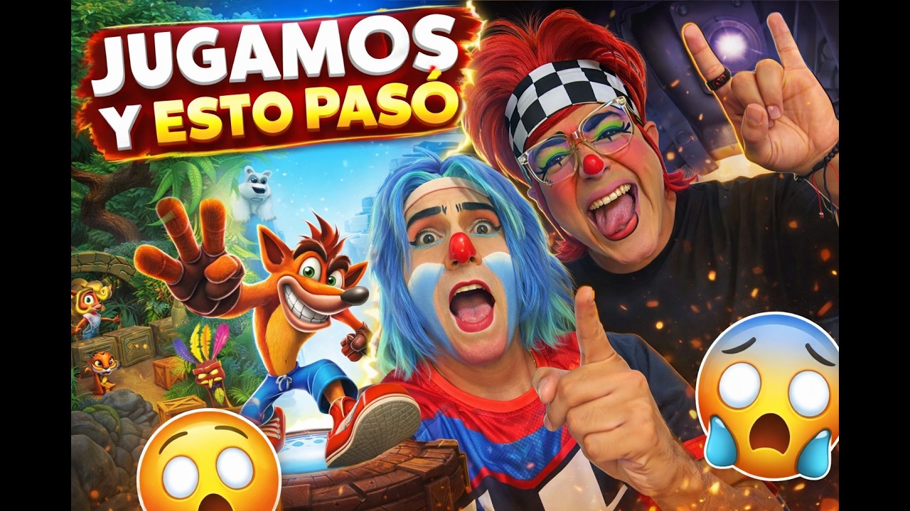 RAMITO Y YOMI JUGANDO CRASH BANDICOOT #videogames #gameplay 