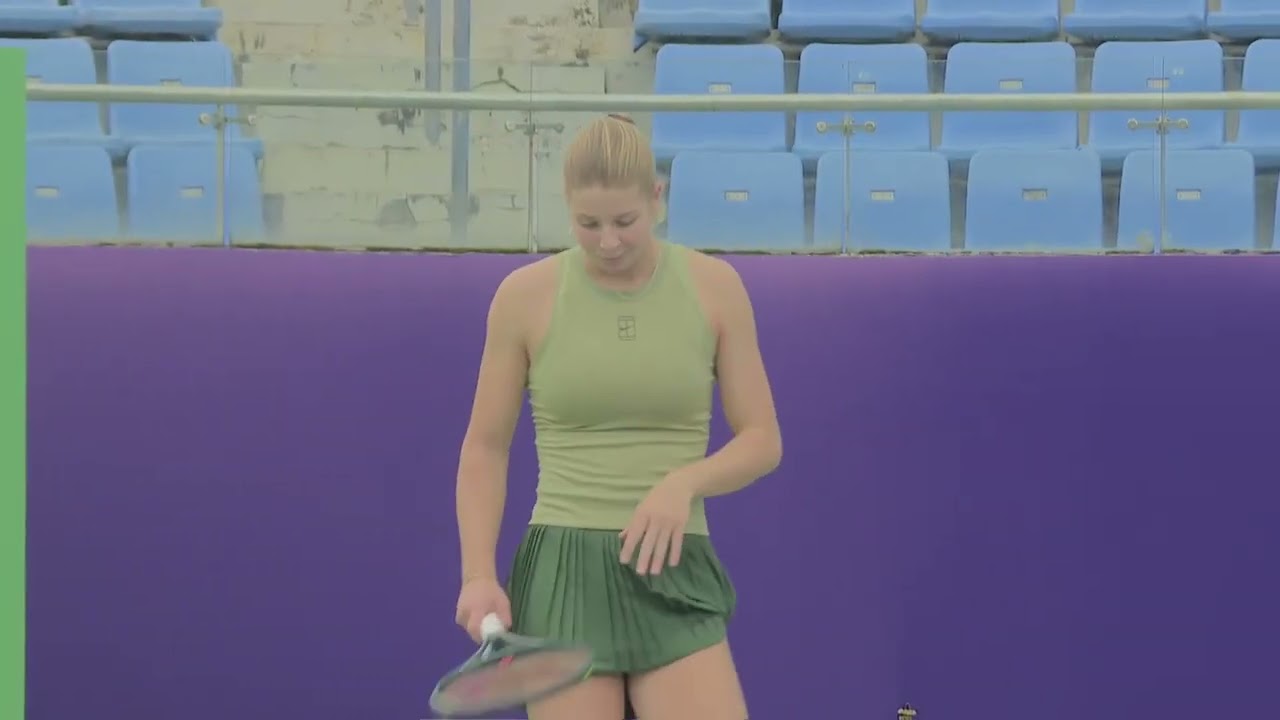 Hannah Klugman [2] (GBR) vs Jana Kovackova [6] (CZE) // 6-4 6-4 // ITF Junior Finals // Group B