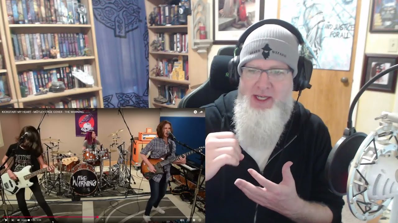 The Warning - Kickstart My Heart Motley Crue Cover (Reaction)