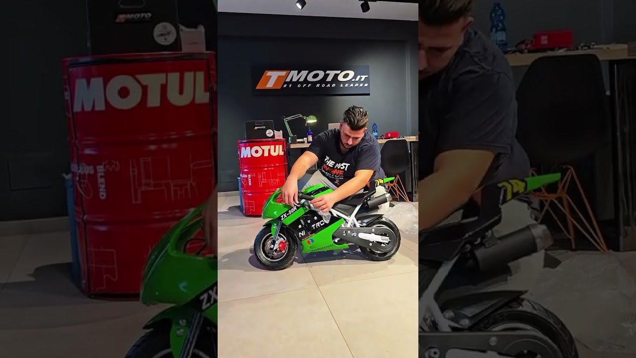 🔊 ASMR: ti &egrave; arrivata la #minimoto GP2 TUNING e ti prepari ad ore e ore di divertimento! 💦💦