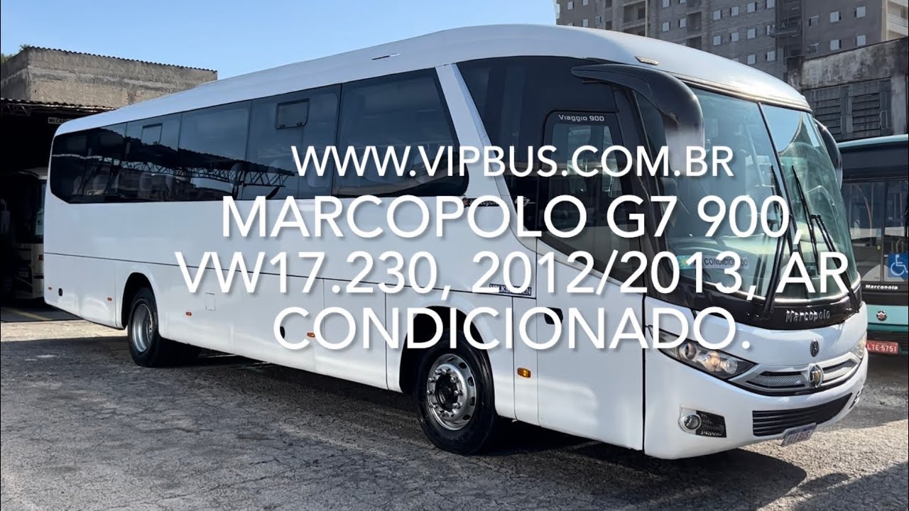 Marcopolo G7 900, VW17.230, 2012/2013, ar condicionado. R$260.000,00 Vip Bus