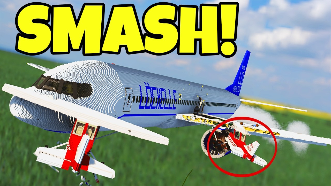 Making The WORST Mid-Air Plane CRASH EVER In Teardown!