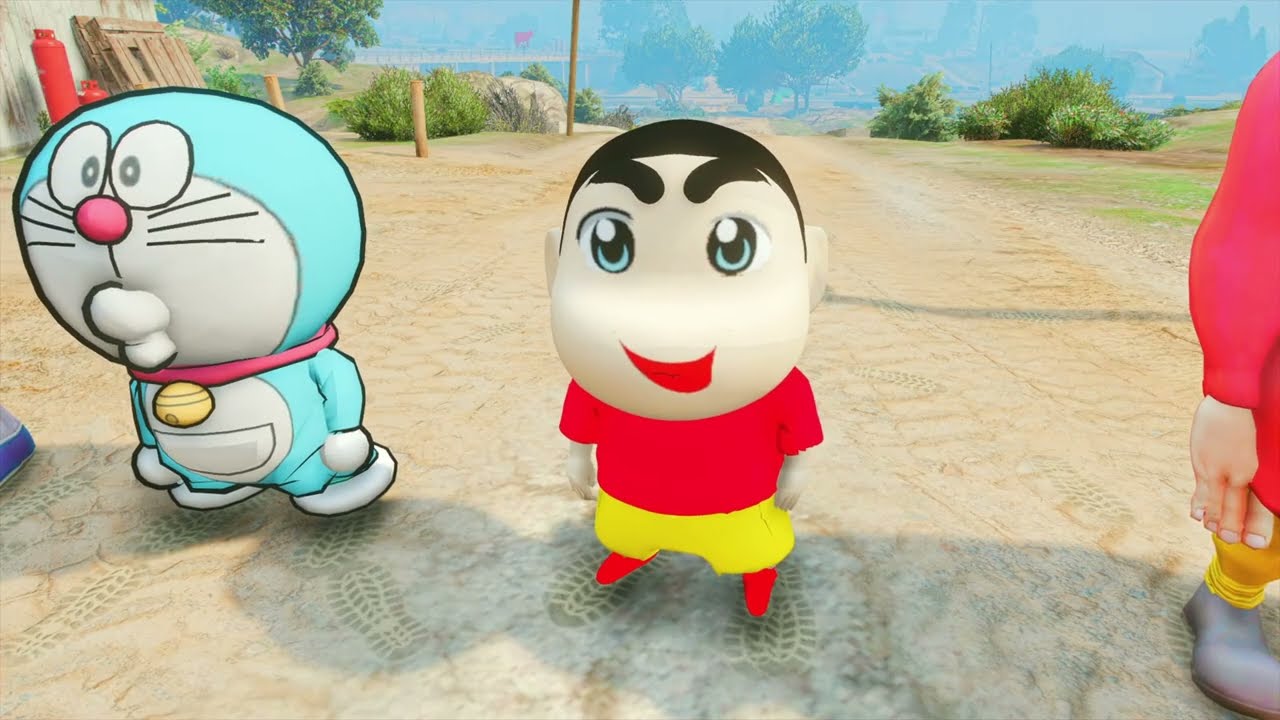 Shinchan & Franklin Playing Mini RC Car Hide & Seek at Granny House GTA 5 | MALAYALAM | Paradox FTW