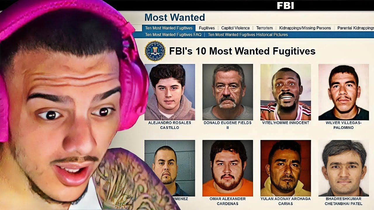 FBI's 10 Most Wanted Criminals in America..